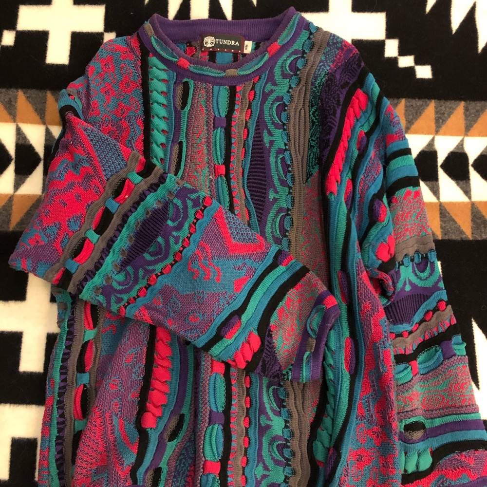 Vintage tundra knit sweater